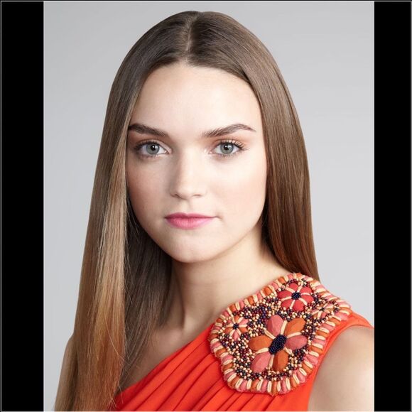 Shoshanna Alexis Embellished one shoulder Dress Sz 2 - Picture 2 of 8